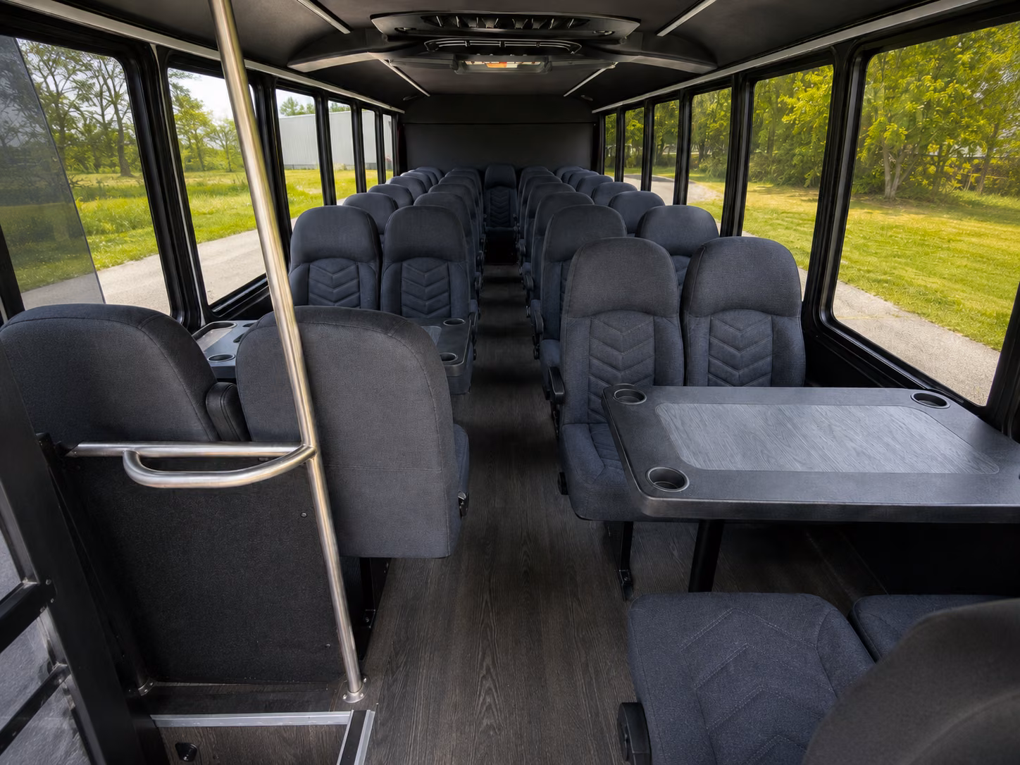 palmdale 18 passenger minibus interior