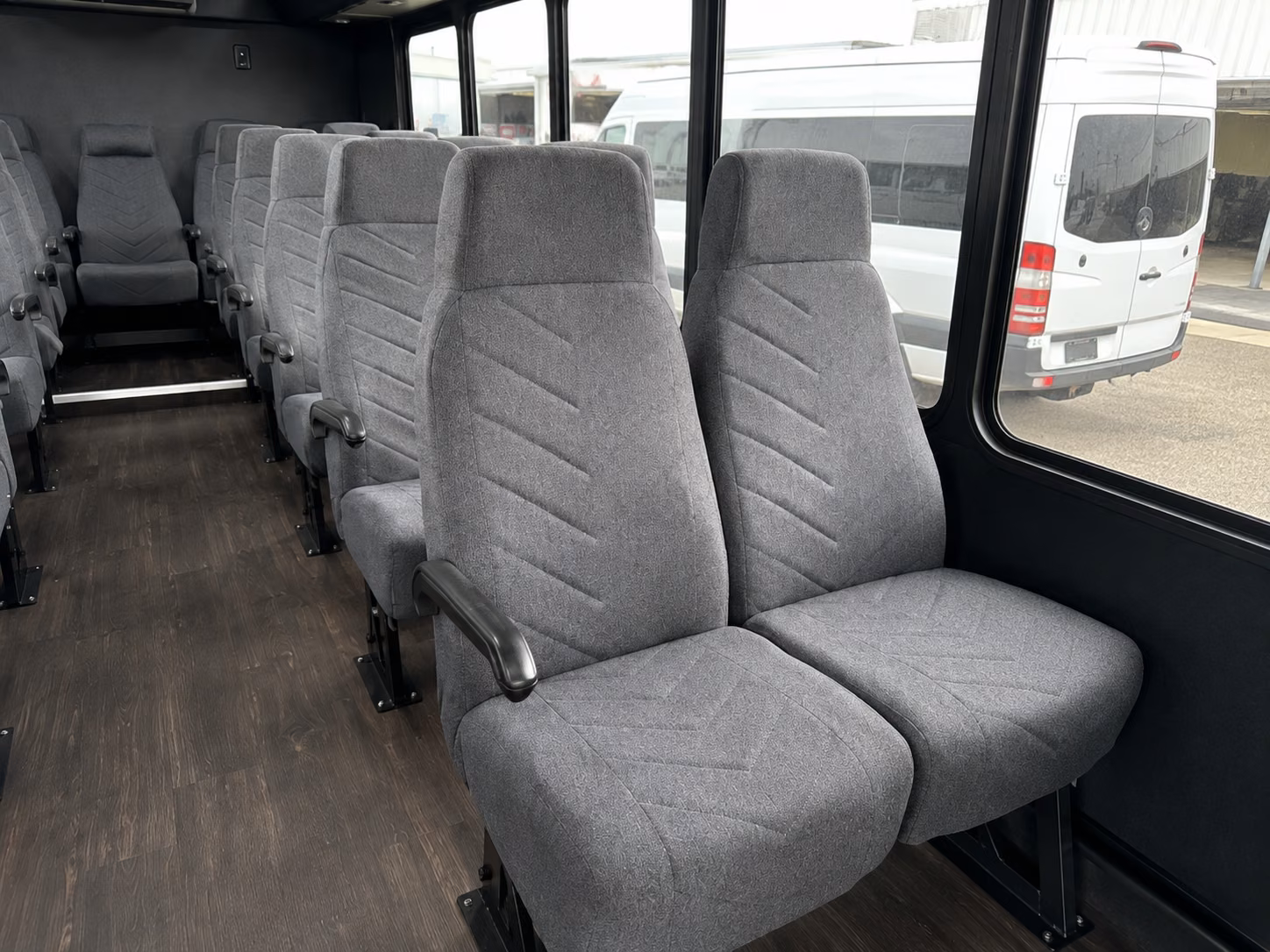palmdale 20 passenger minibus interior