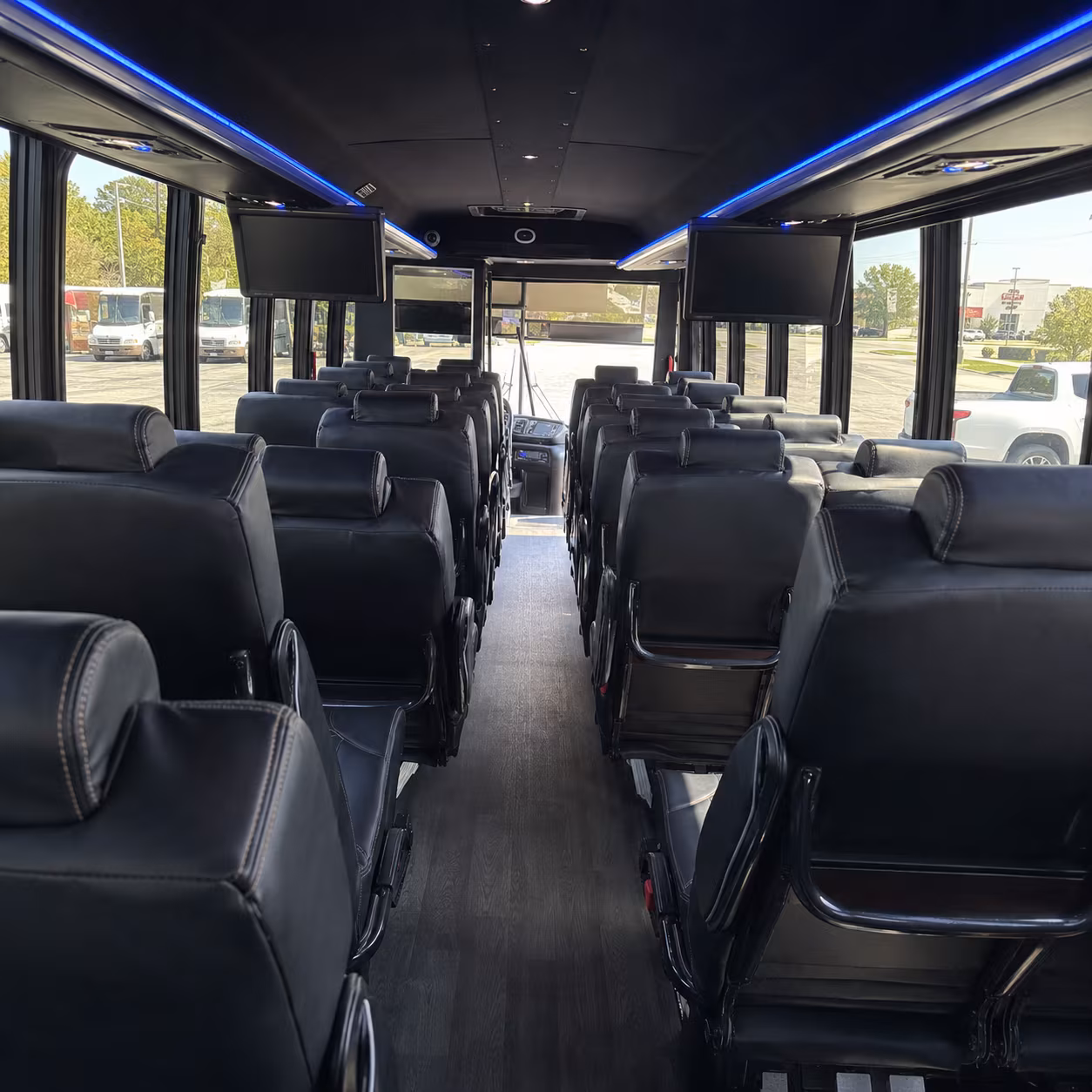 palmdale 25 passenger minibus inside