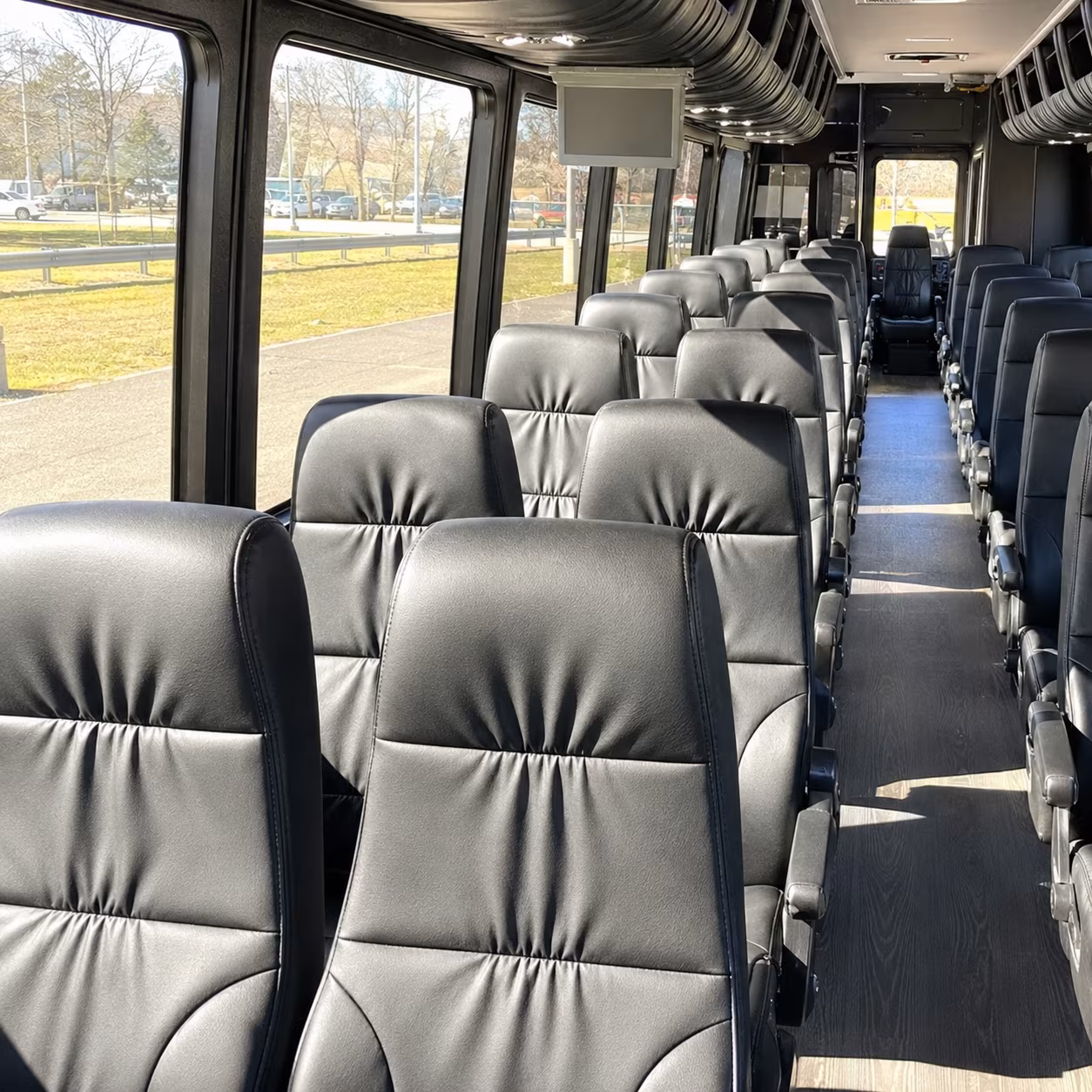 palmdale 28 passenger minibus interior