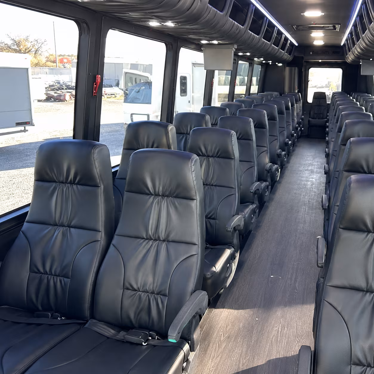 palmdale 30 passenger minibus inside