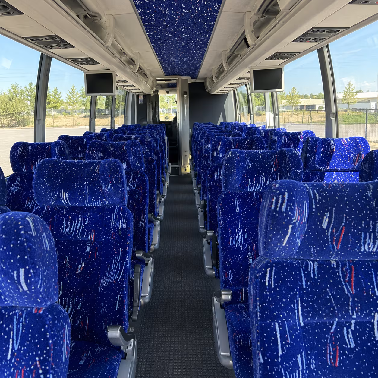 palmdale 54 passenger charter bus interior