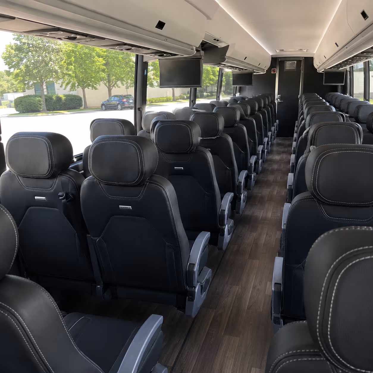 palmdale 56 passenger charter bus interior