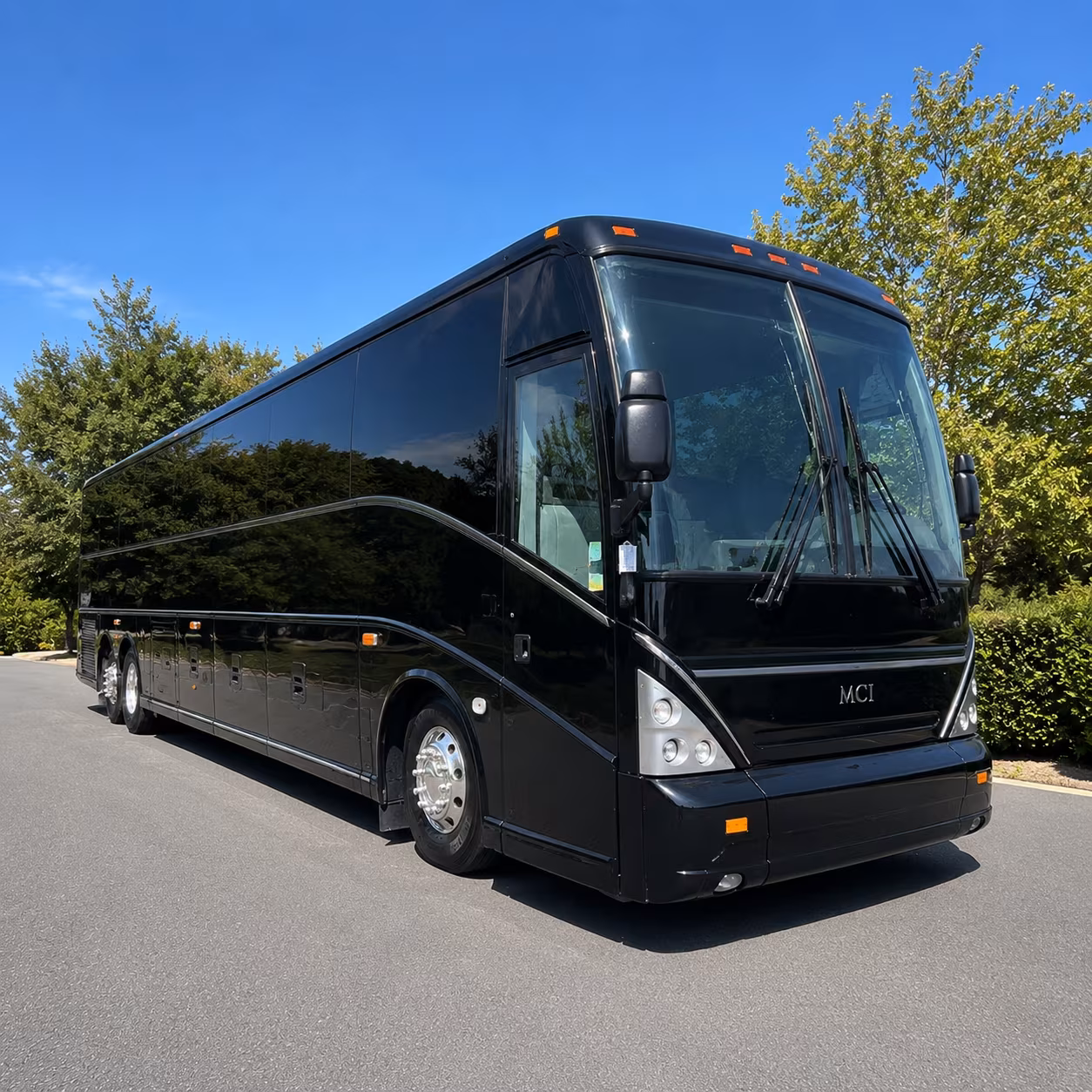 palmdale edwards air force charter bus rental