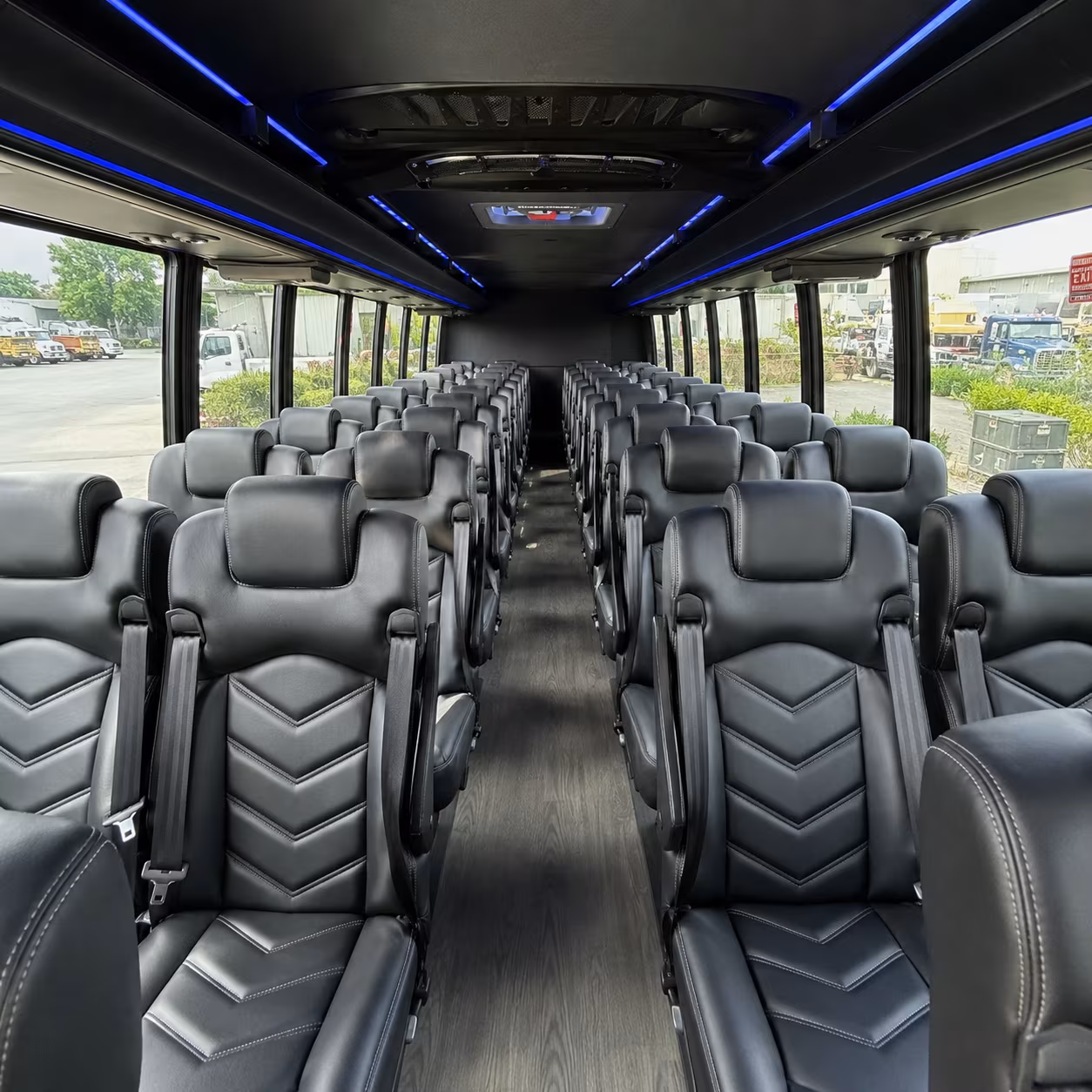 palmdale prom transportation onboard seating