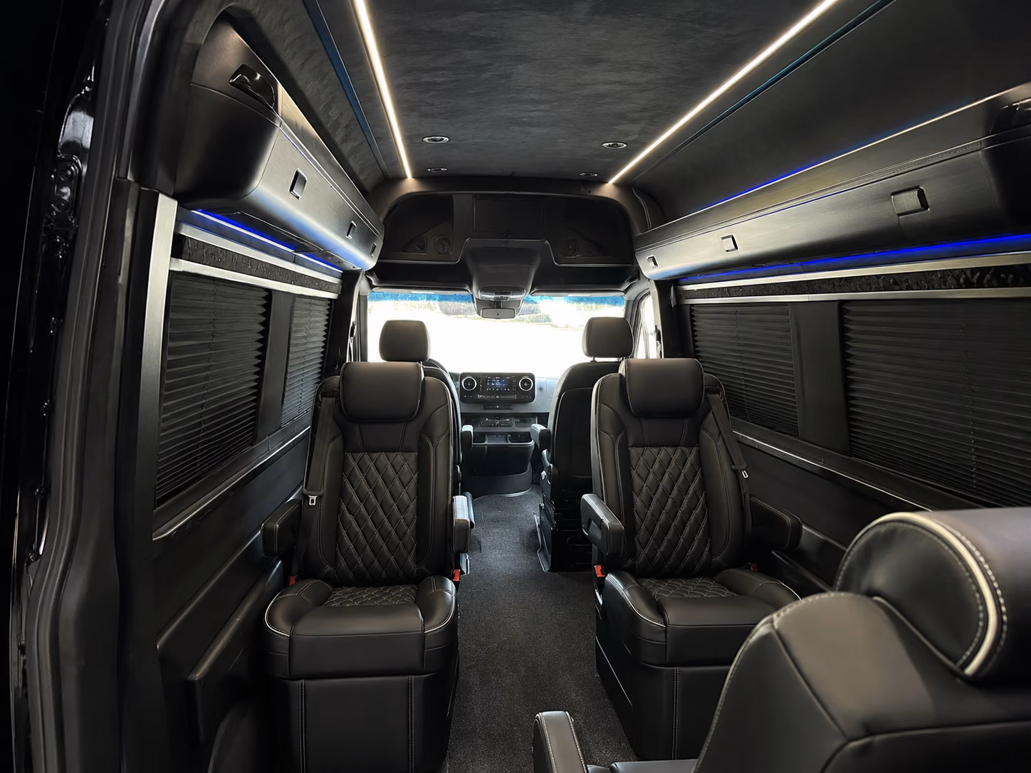 palmdale sprinter van with driver inside