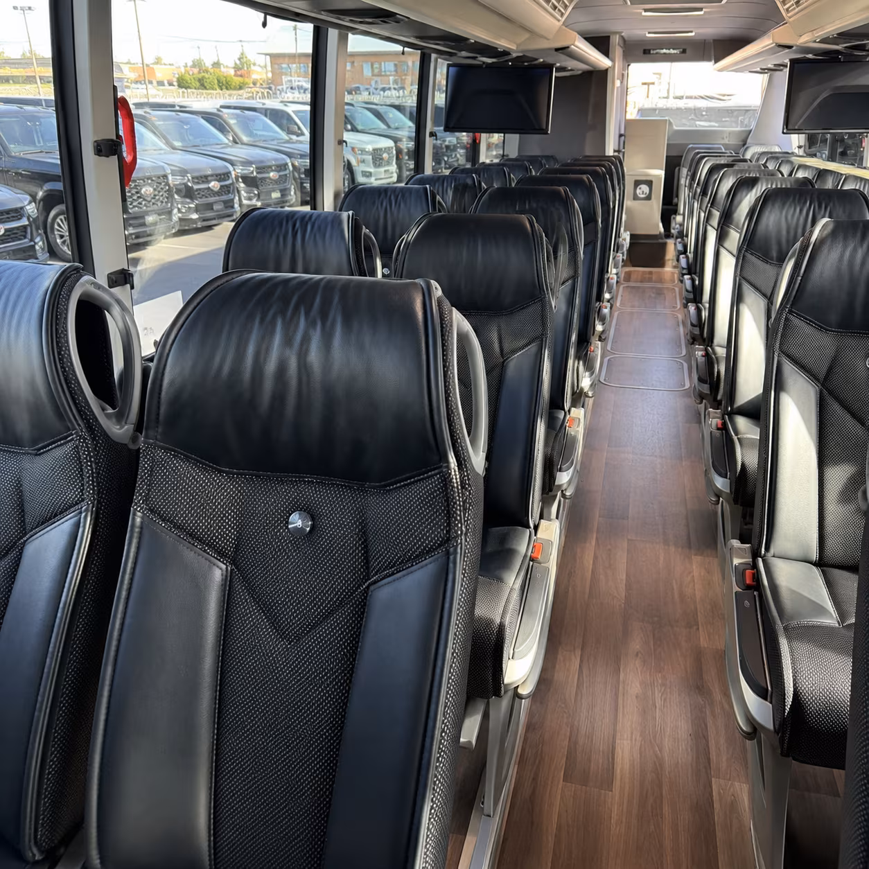 palmdale wedding transportation onboard seating