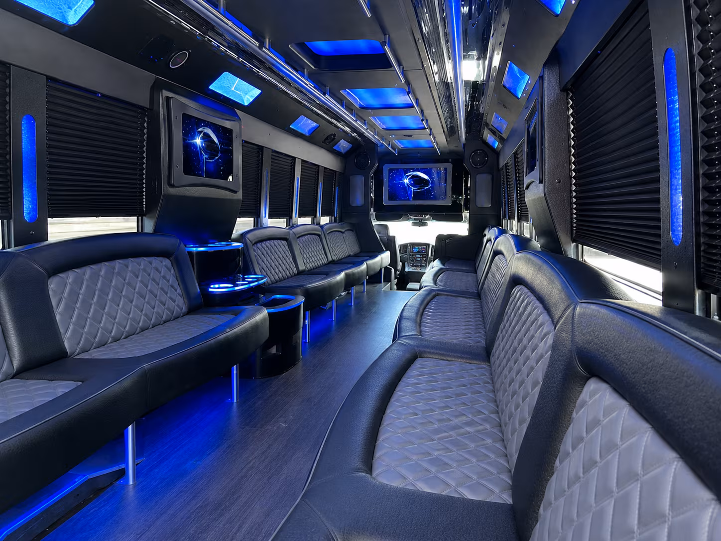 youth group and confirmation class buses in palmdale